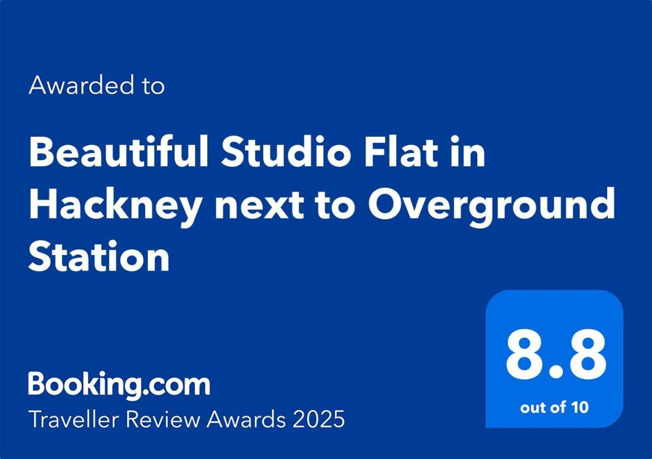 Beautiful Studio Flat In Hackney Next To Overground Station Londra Esterno foto